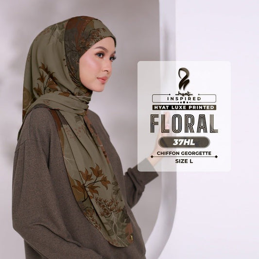 Hyat Hijab Inspired Saddle Xclusive Instant Shawl & Luxe Collection (37HX-37HM-37HL)