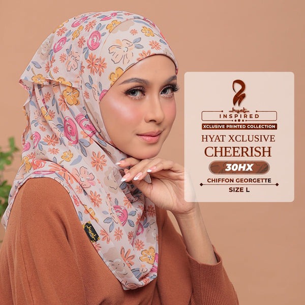 Hyat Hijab Inspired Cheerish Xclusive & Instant Shawl Collection (30HX-30HS)