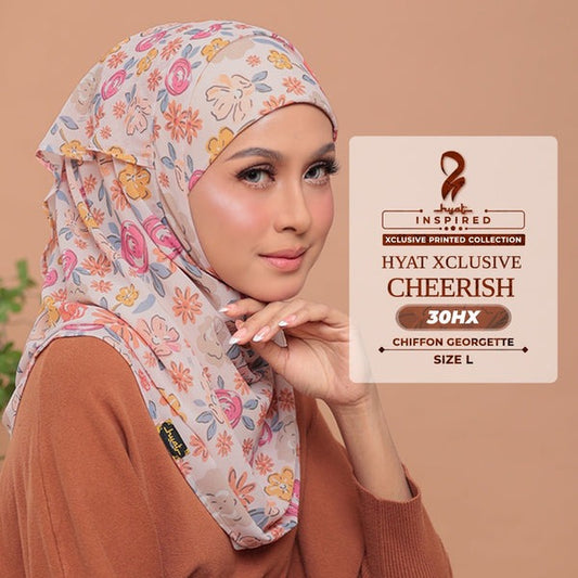 Hyat Hijab Inspired Cheerish Xclusive & Instant Shawl Collection (30HX-30HS)