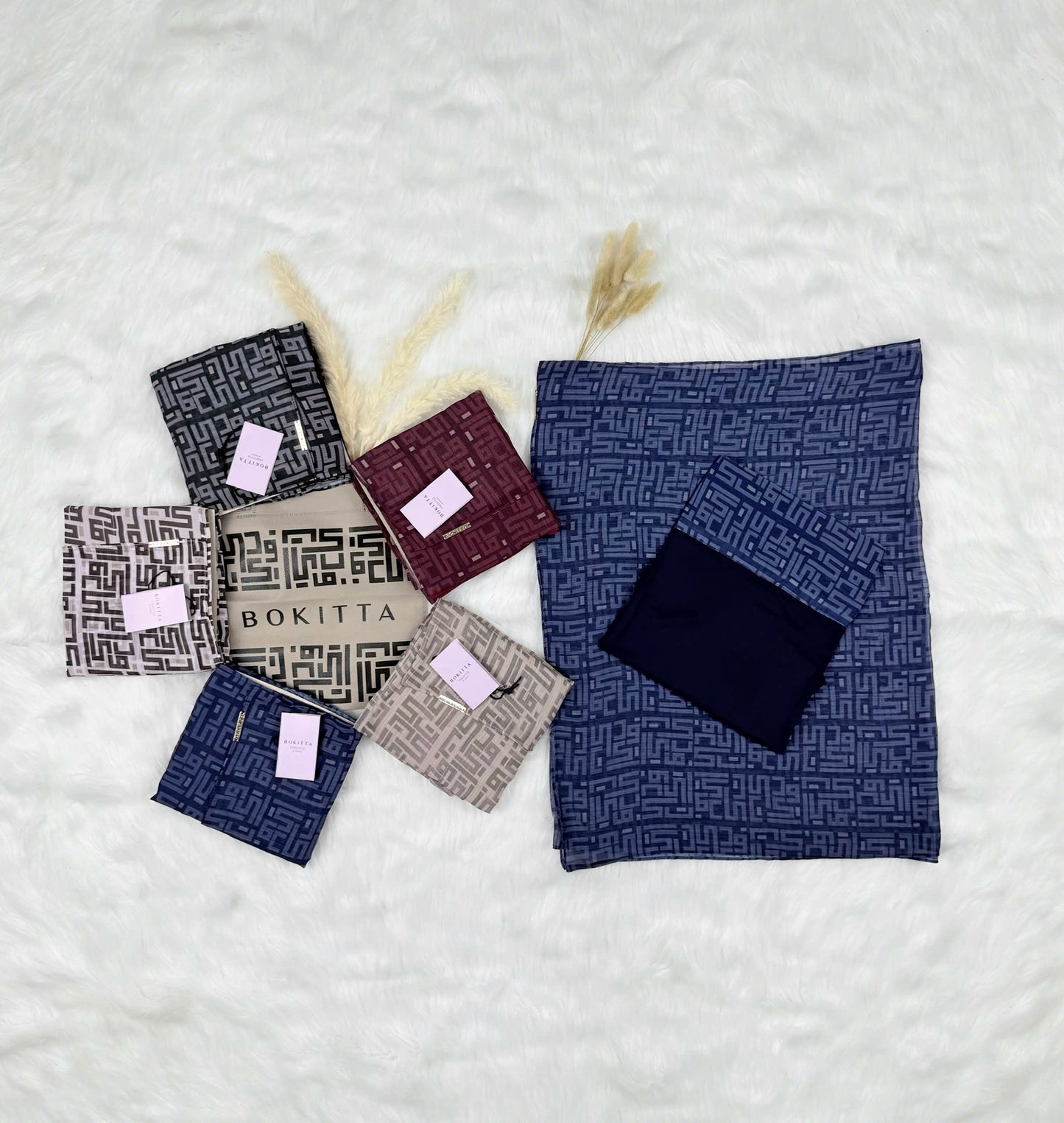 Bokitta Inspired Hearts Gray Collection - Free Box (16BB5)