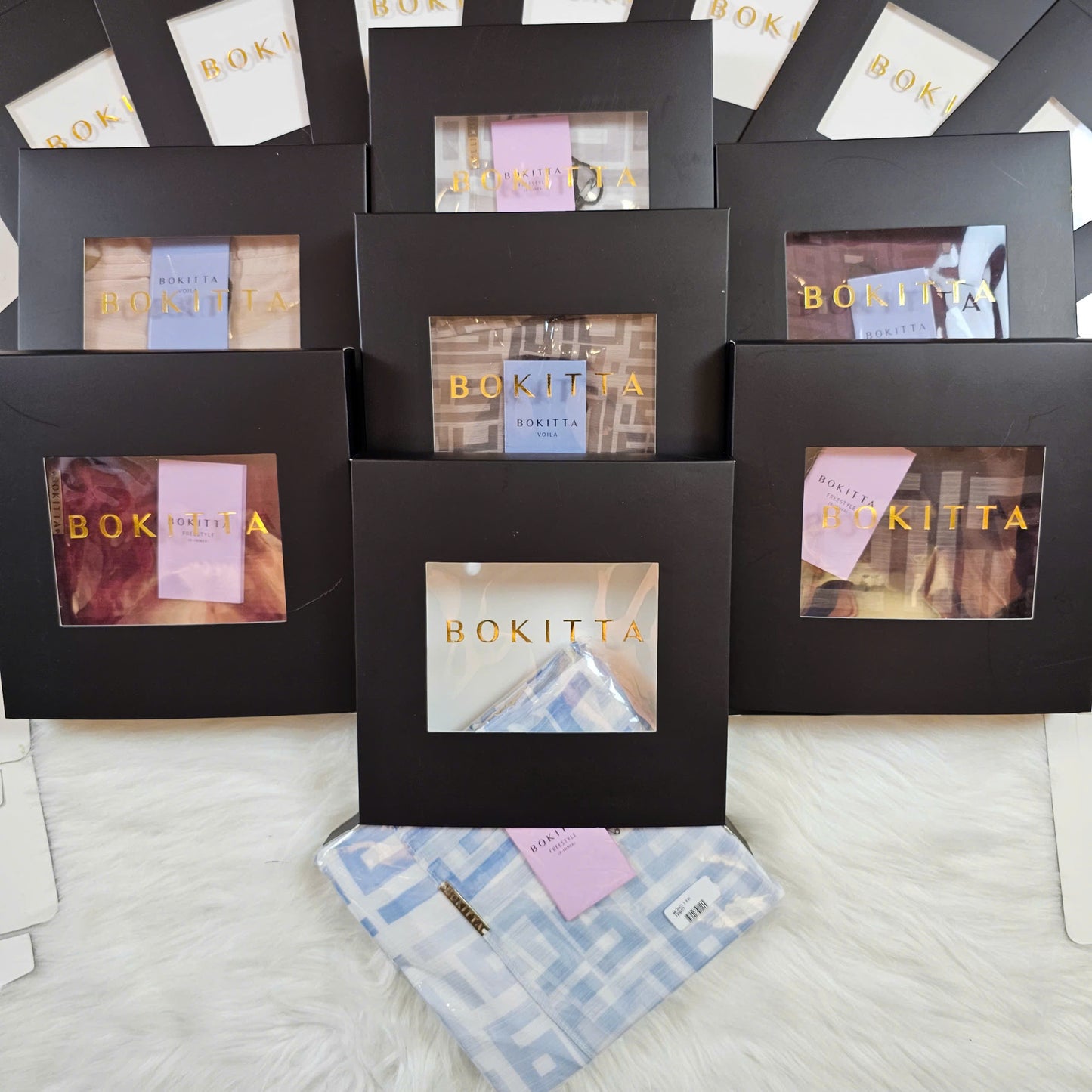 Bokitta Inspired Hearts Gray Collection - Free Box (16BB5)