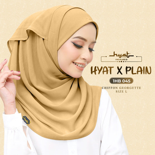 HYat Hijab Inspired X Plain Collection