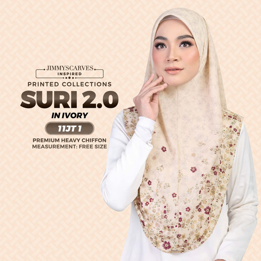 Jimmy Scarves Inspired SURI 2.0 SQ Instant Printed Collection (11JT)