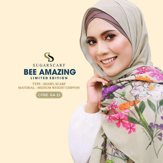 SugarScarf Bee Amazing Shawl Collection 2 Colors RM14