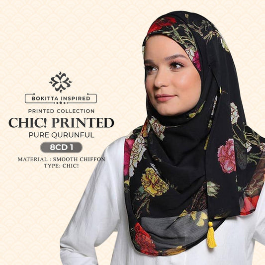 Bokitta Chic! Printed Pure Qurunful Collection RM19