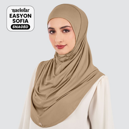 Naelofar Inspired Instant Easyon Sophia Cotton Lycra Collection (6NA)