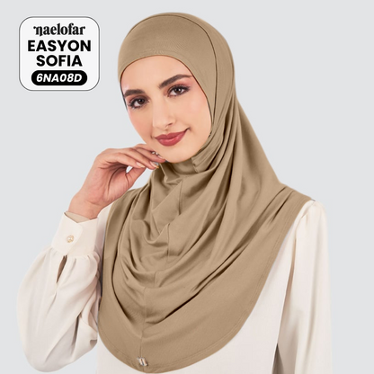 Naelofar Inspired Instant Easyon Sophia Cotton Lycra Collection (6NA)
