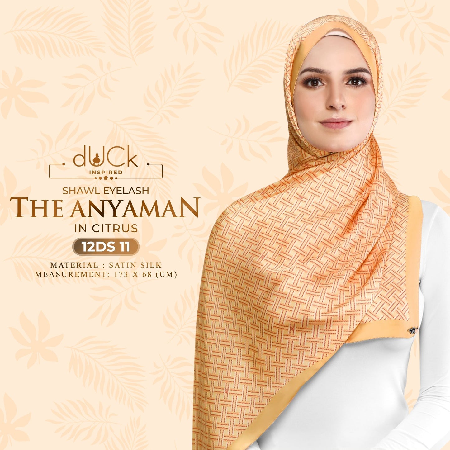 The Anyaman dUCk Shawl Eyelash Collection RM14