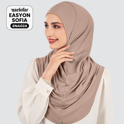 Naelofar Inspired Instant Easyon Sophia Cotton Lycra Collection (6NA)