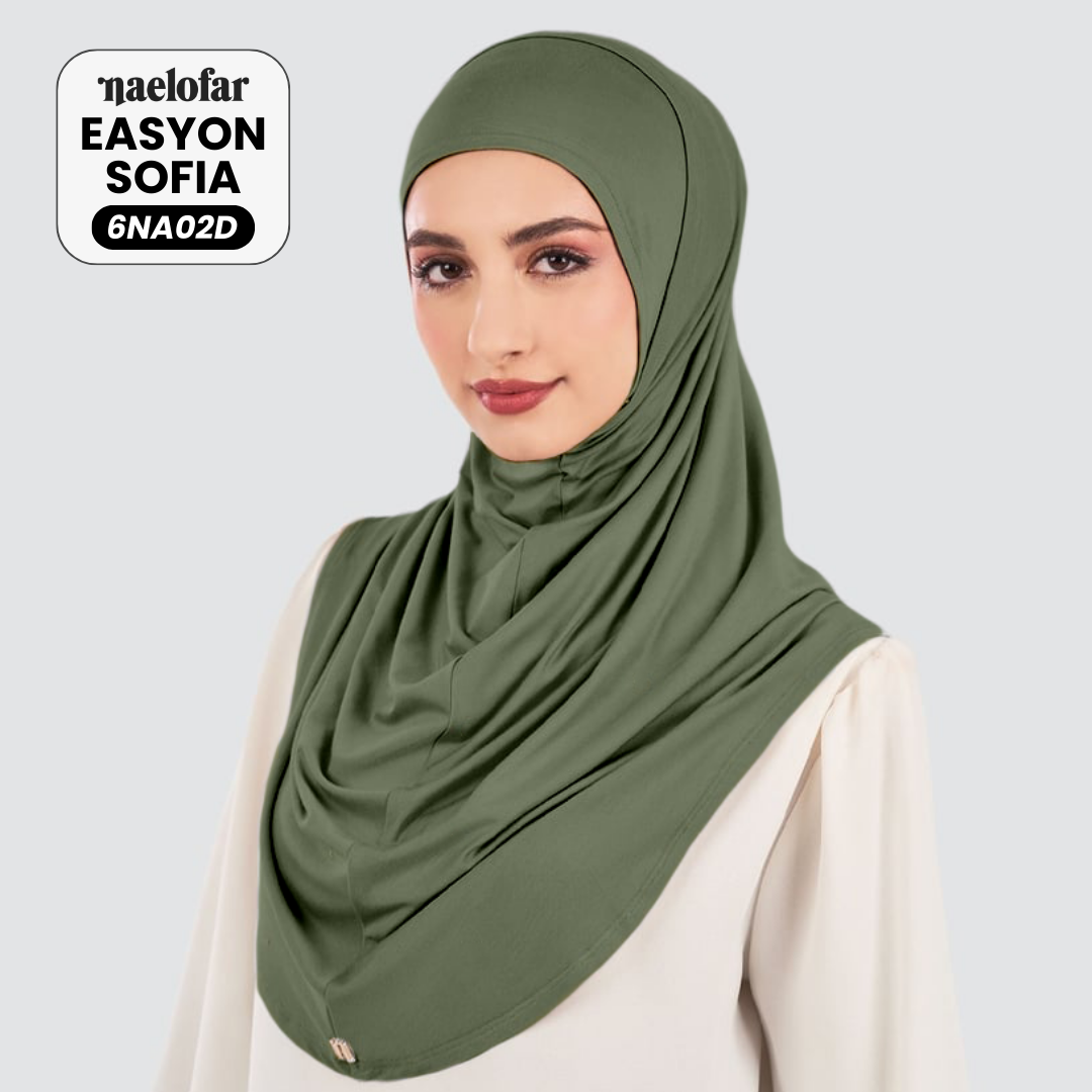 Naelofar Inspired Instant Easyon Sophia Cotton Lycra Collection (6NA)