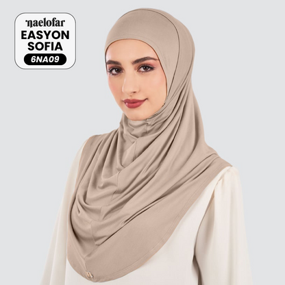 Naelofar Inspired Instant Easyon Sophia Cotton Lycra Collection (6NA)