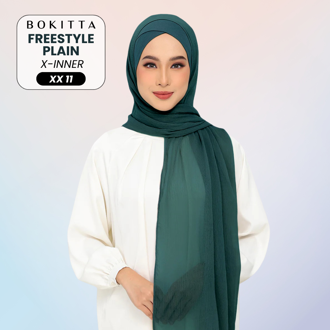 Bokitta Inspired Plain Collection In Forest Green - Free Box