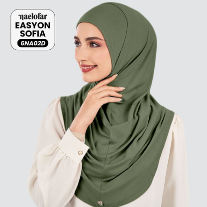 Naelofar Inspired Instant Easyon Sophia Cotton Lycra Collection (6NA)