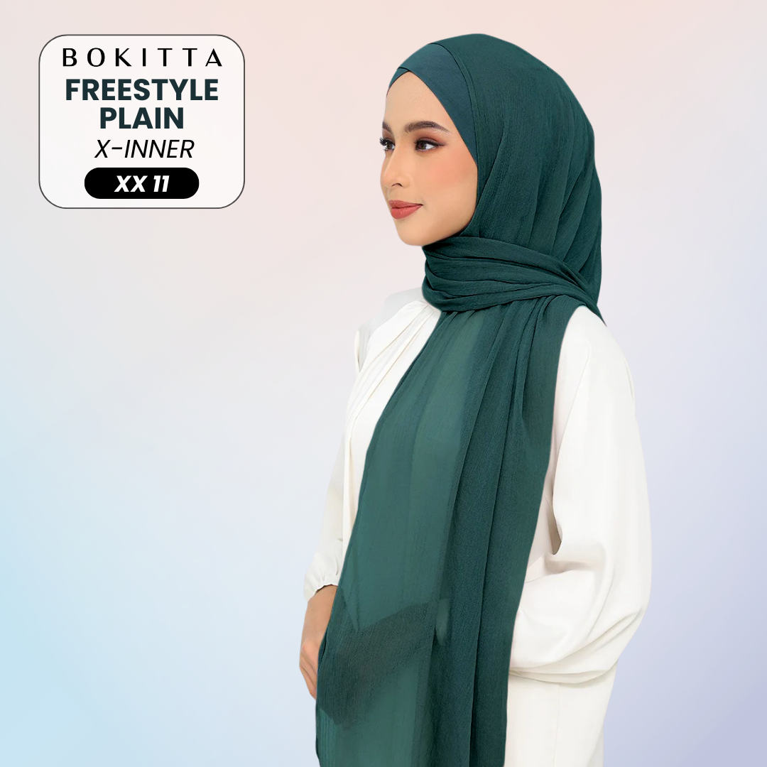 Bokitta Inspired Plain Collection In Forest Green - Free Box