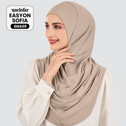 Naelofar Inspired Instant Easyon Sophia Cotton Lycra Collection (6NA)