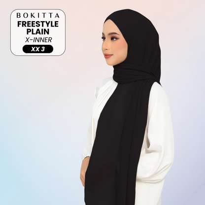 Bokitta Inspired Plain Collection In Black - Free Box