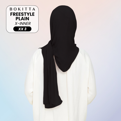 Bokitta Inspired Plain Collection In Black - Free Box