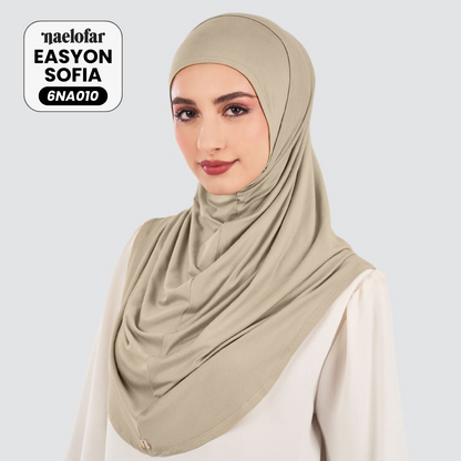 Naelofar Inspired Instant Easyon Sophia Cotton Lycra Collection (6NA)