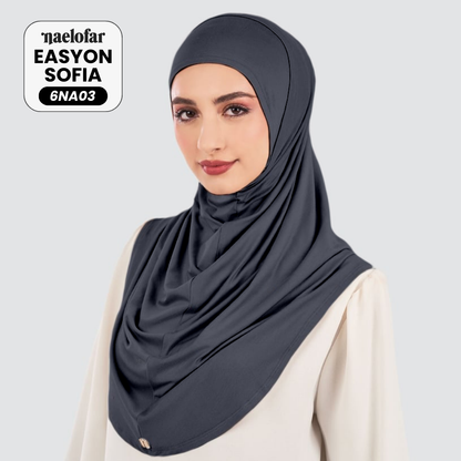 Naelofar Inspired Instant Easyon Sophia Cotton Lycra Collection (6NA)