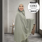 Zara Awliya Telekung Laora (4AA) + Free Woven Bag