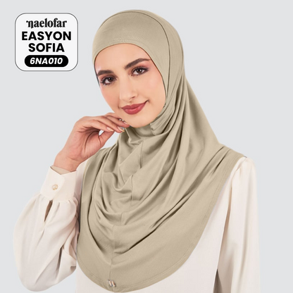 Naelofar Inspired Instant Easyon Sophia Cotton Lycra Collection (6NA)