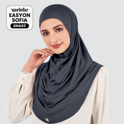 Naelofar Inspired Instant Easyon Sophia Cotton Lycra Collection (6NA)