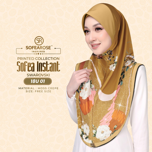 Sofearose Hijab Inspired Instant Sarung Crepe Collection (18U)