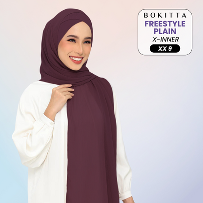Bokitta Inspired Plain Collection In Purple - Free Box