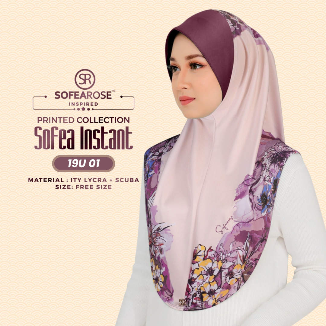 Sofearose Hijab Inspired Instant Sarung Crepe Collection (19U)