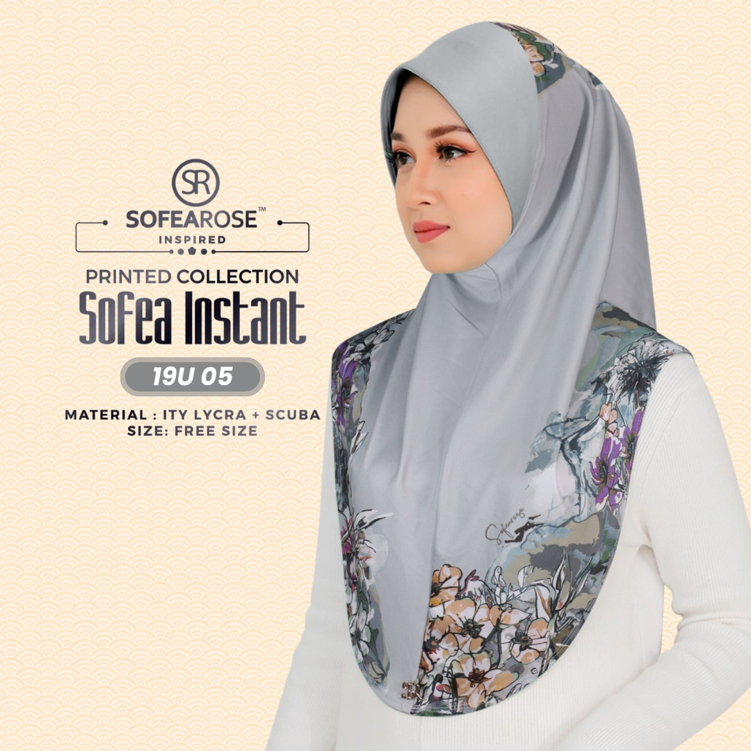 Sofearose Hijab Inspired Instant Sarung Crepe Collection (19U)