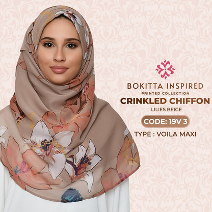 Bokitta Voila!Maxi Printed Crinkled Chiffon Collection 3.0