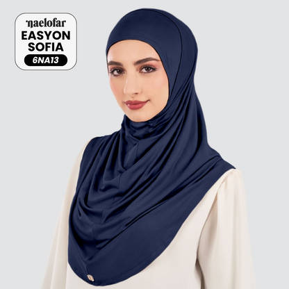 Naelofar Inspired Instant Easyon Sophia Cotton Lycra Collection (6NA)