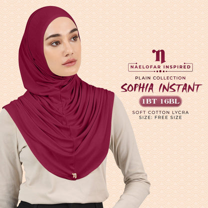 Naelofar Plain Sophia Instant Collection