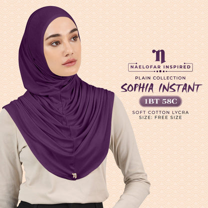 Naelofar Plain Sophia Instant Collection