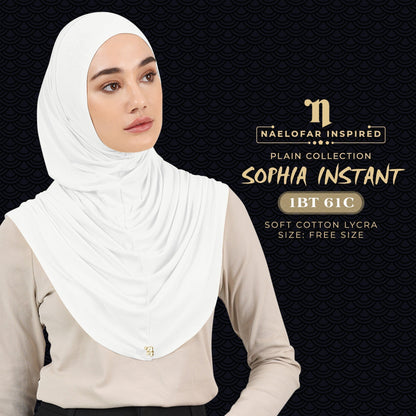 Naelofar Plain Sophia Instant Collection