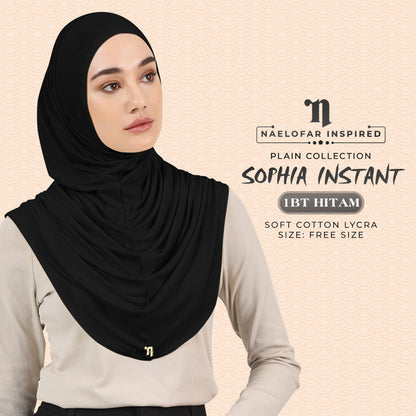 Naelofar Plain Sophia Instant Collection