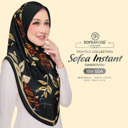 Tudung Instant Sarung Printed Brand Sendiri