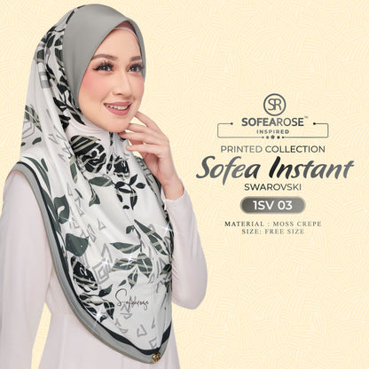 Tudung Instant Sarung Printed Brand Sendiri