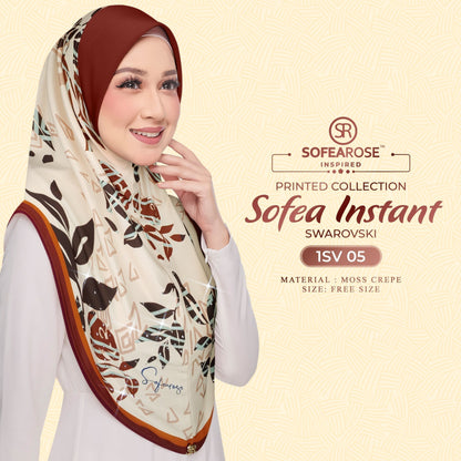 Tudung Instant Sarung Printed Brand Sendiri