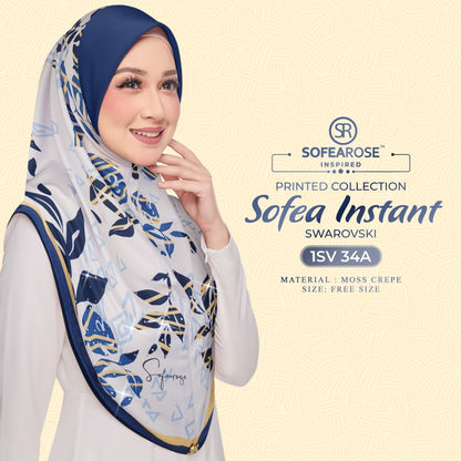 Tudung Instant Sarung Printed Brand Sendiri