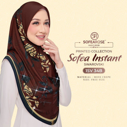 Tudung Instant Sarung Printed Brand Sendiri