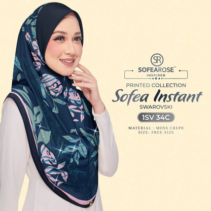 Tudung Instant Sarung Printed Brand Sendiri