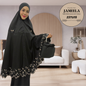 Telekung Jameela Silk Sulam Collection (23TU) + Free Woven Bag