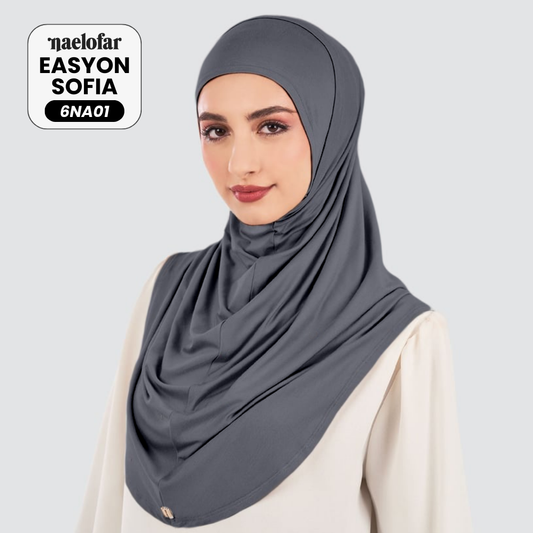 Naelofar Inspired Instant Easyon Sophia Cotton Lycra Collection (6NA)