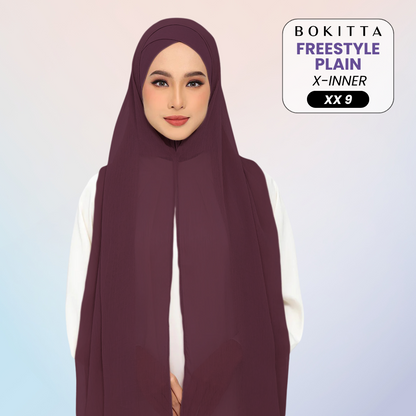 Bokitta Inspired Plain Collection In Purple - Free Box