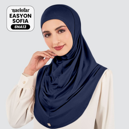 Naelofar Inspired Instant Easyon Sophia Cotton Lycra Collection (6NA)