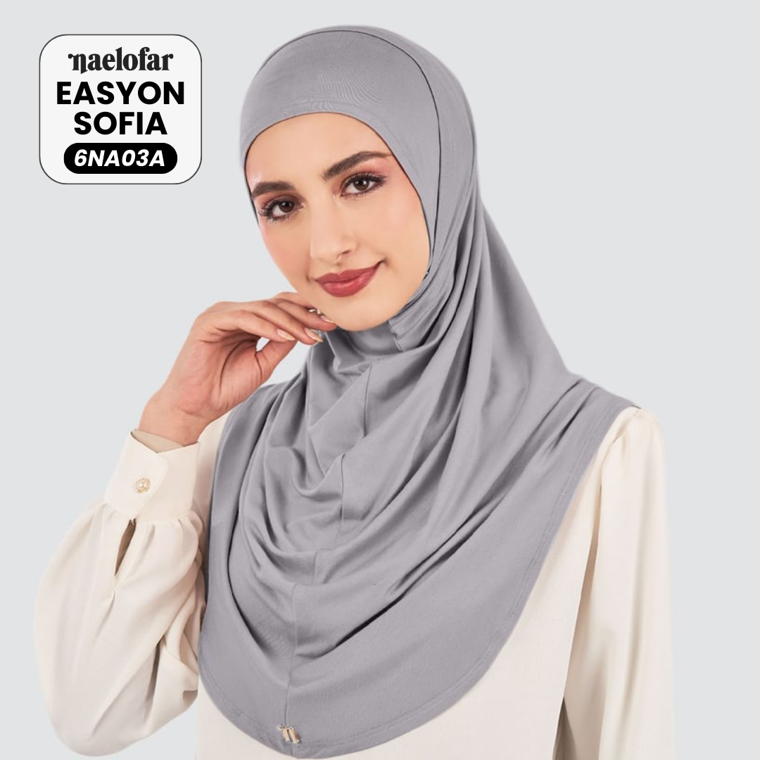 Naelofar Inspired Instant Easyon Sophia Cotton Lycra Collection (6NA)