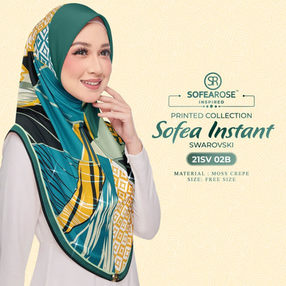 Tudung Instant Sarung Printed Brand Sendiri