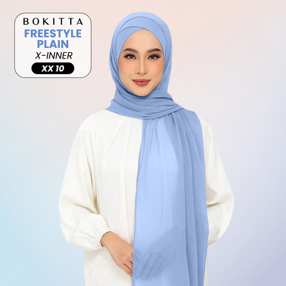 Bokitta Inspired Plain Collection In Baby Blue - Free Box