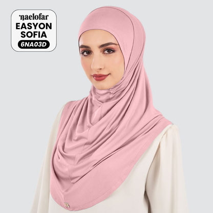 Naelofar Inspired Instant Easyon Sophia Cotton Lycra Collection (6NA)